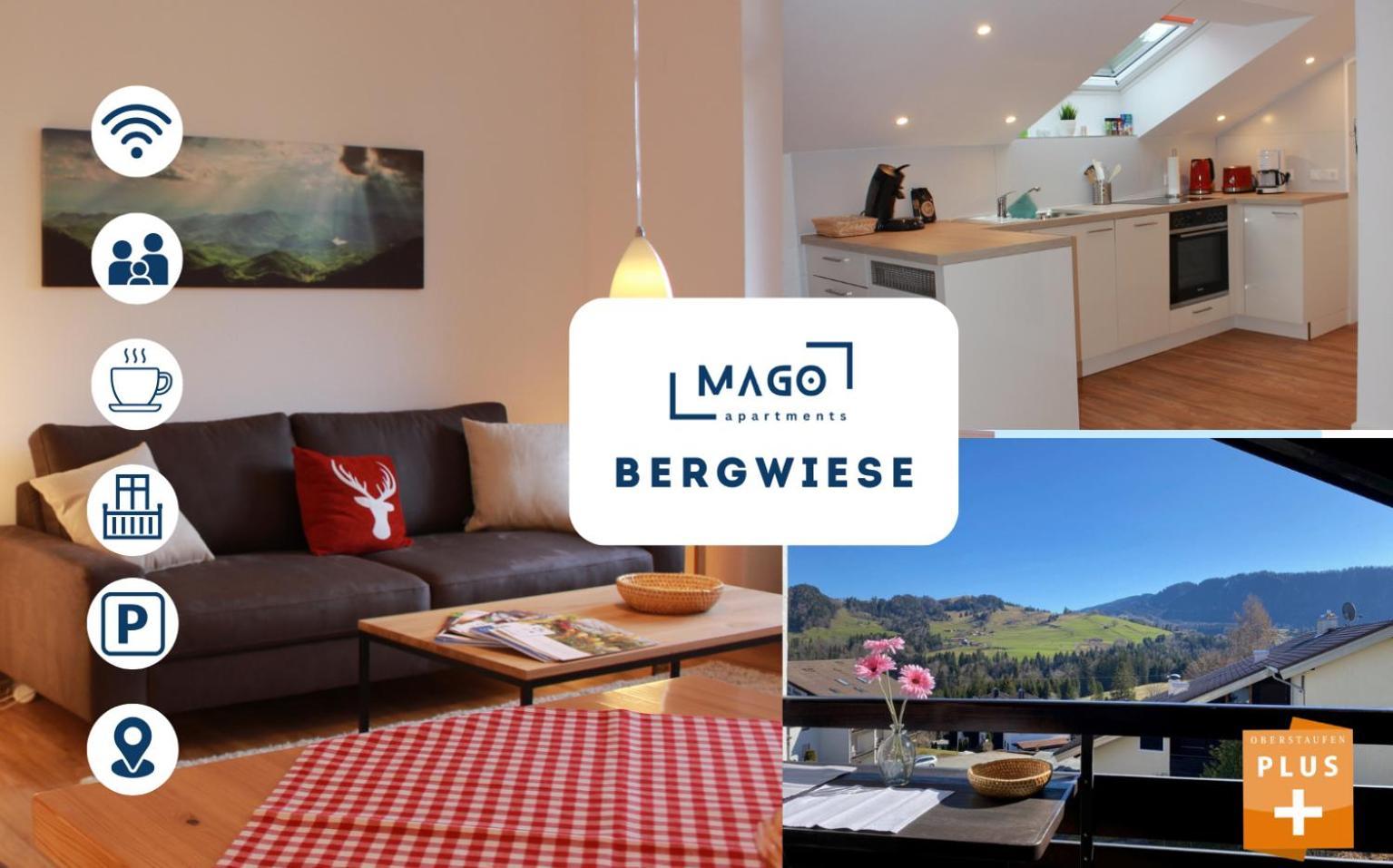 Bergwiese Mit Oberstaufen Plus Karte Eksteriør billede